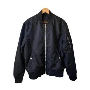 H&M Black Bomber Jacket Size M